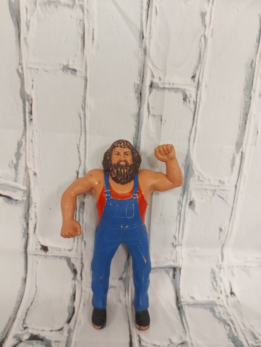 Vintage WWF Hillbilly Jim Wrestling Figure LJN 1985